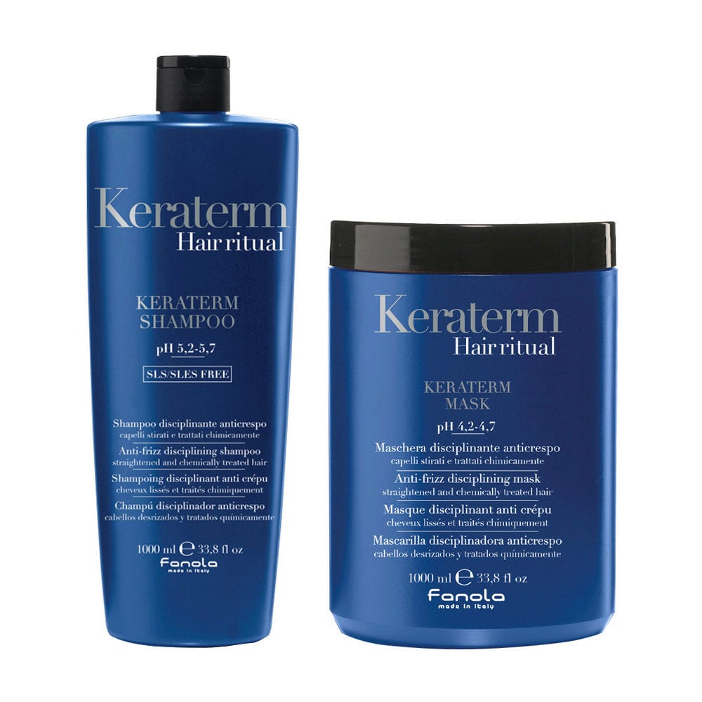 Kit Shampoo + Maschera Keraterm 1000 Ml Fanola