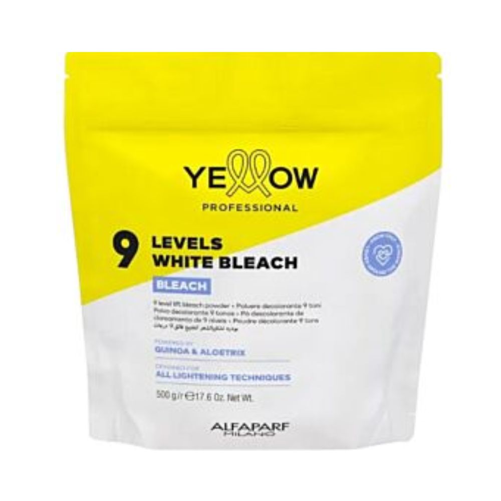 Yellow Alfaparf Bleach 9 Levels White Bleach