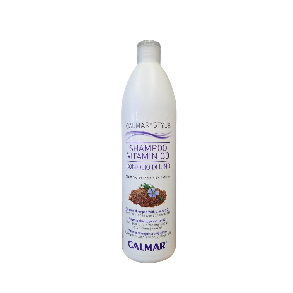 Shampoo Vitaminico Con Olio Di Semi Di Lino 500 Ml